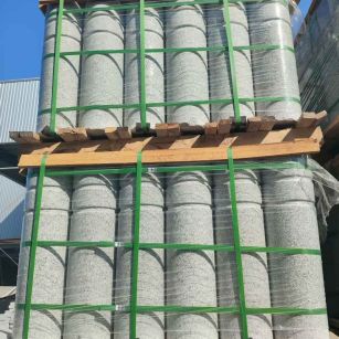 崇左挡车柱芝麻白 挡车石