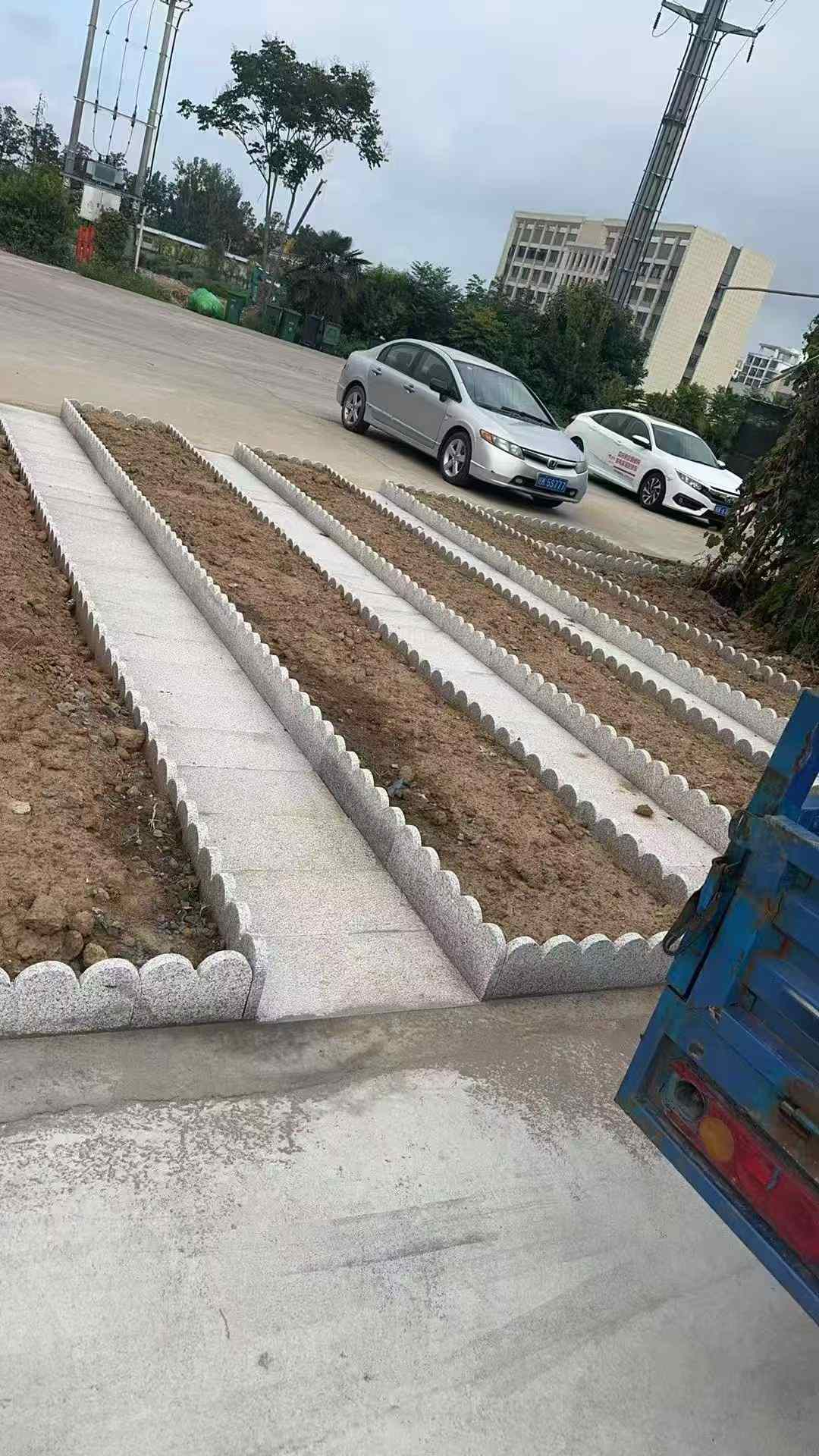 崇左芝麻白花边石