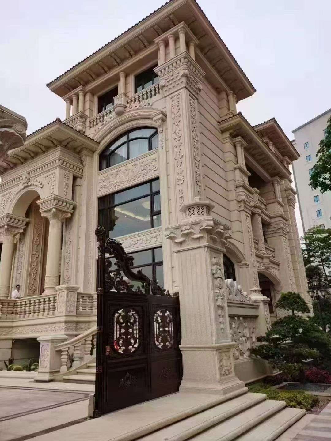 崇左黄金麻别墅外墙异形定制