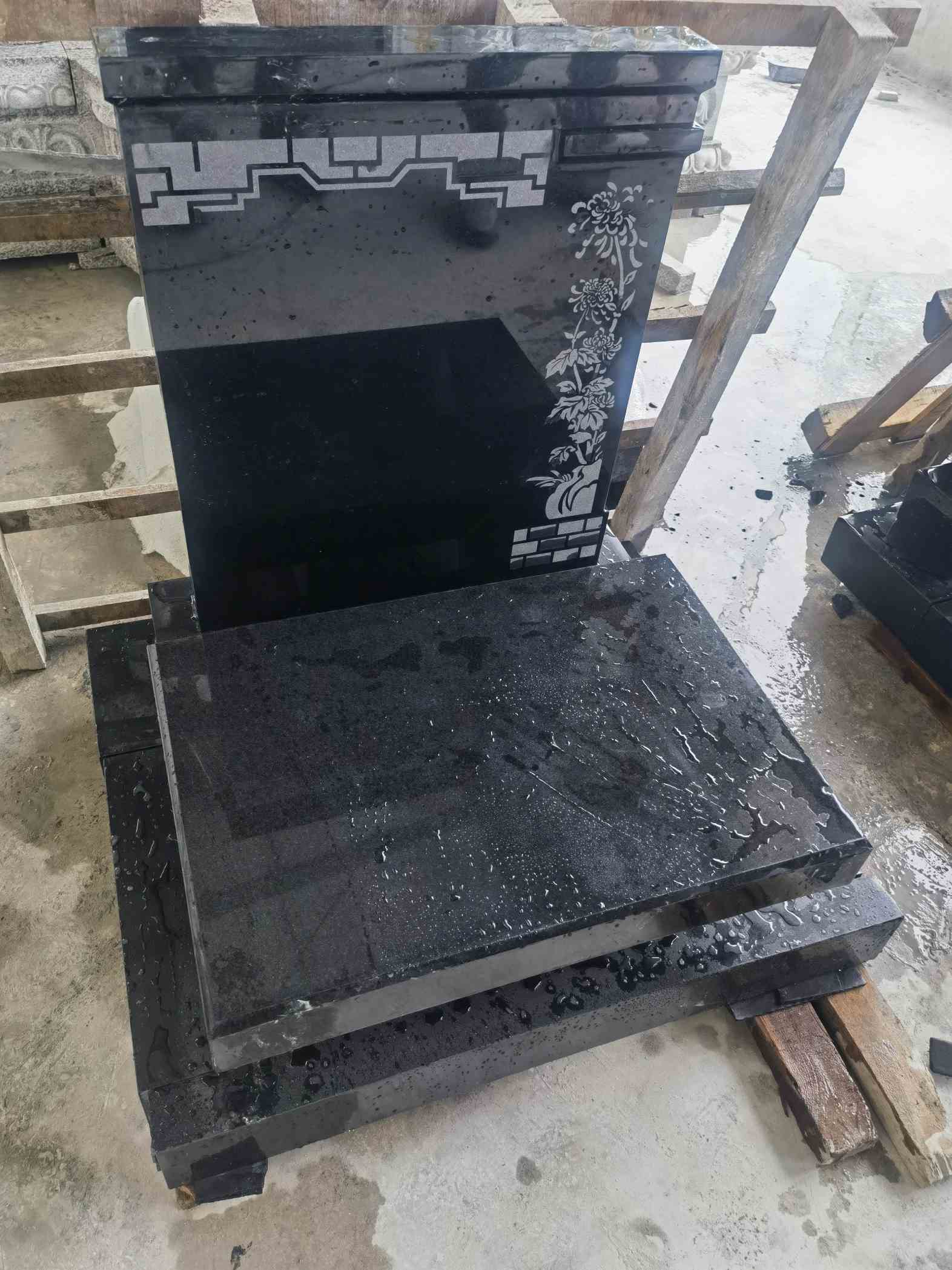 崇左花岗岩墓碑石 墓碑 套墓